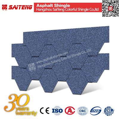 mosaic hexagonal villa roof asphalt shingles china