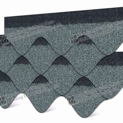 Hexagonal / 5 Tab Asphalt shingles sale for Prefab Houses , Villas , Sheds , Log houses