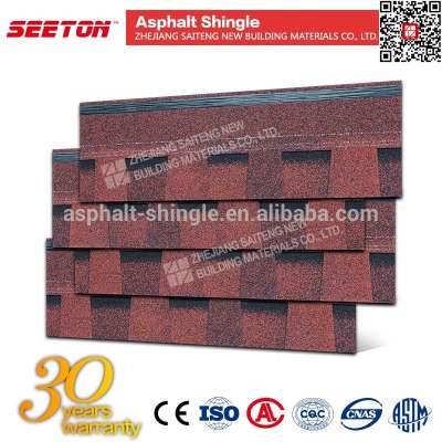 Venice Red Roofing bitumen laminate shingle house roof tiles photos