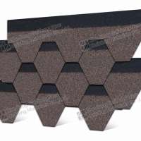 Bark Brown colorful asphalt shingles roof tile Heavy wooden house clay tiles