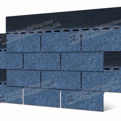 Ocean Blue 2016 hot new cheap asphalt shingles manufacture roof tiles