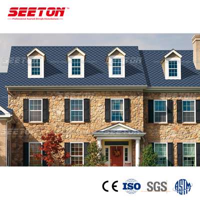 Goethe type color blue ocean asphalt roofing shingles