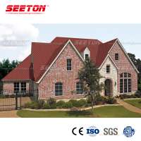 good quality Spanish red wave Asphalt roof Shingles