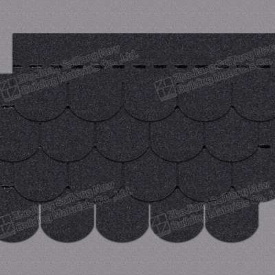 Hot Fishscale Round Waterproof Hotel Roofing Shingle