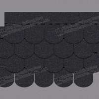 Hot Fishscale Round Waterproof Hotel Roofing Shingle