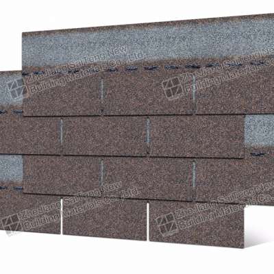 Bark Brown Colorful Roof Tiles Roofing Felts Asphalt