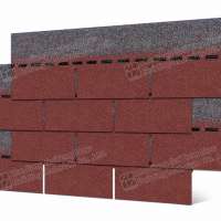 China Red Cheap Fiberglass Asphalt Shingles Roof tiles